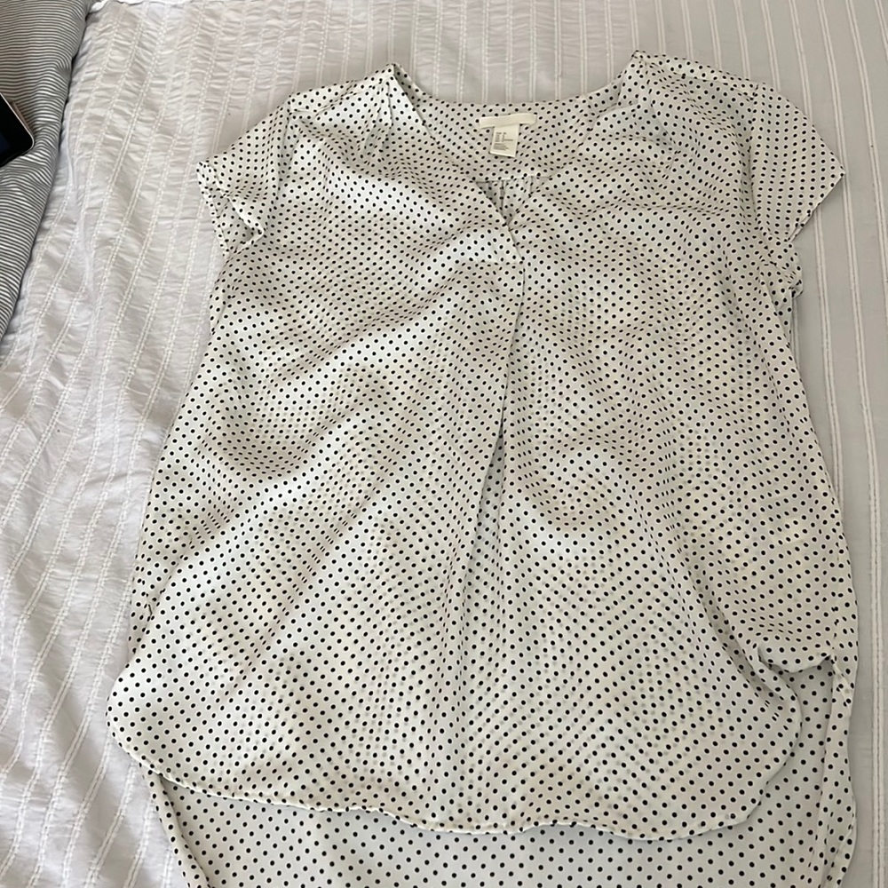 H&M polka dot blouse